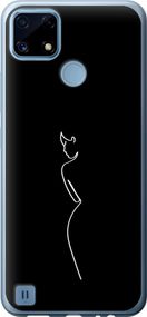 Чехол на Realme C21 Силуэт1 "4590u-2321-17620"