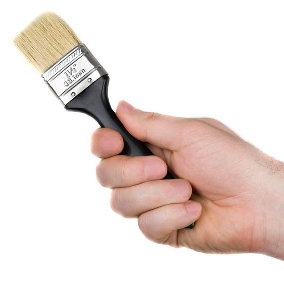 Пензель флейцевий 38*10,5*38 мм, пластикова ручка INTERTOOL KT-1336 | Зображення 3