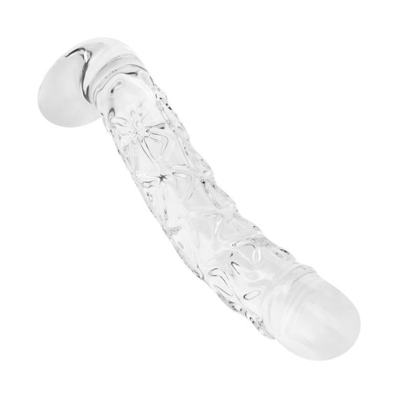 Стеклянный фаллоимитатор Gildo Textured Glass Dildo No. 36 Sex Aura | Зображення 6