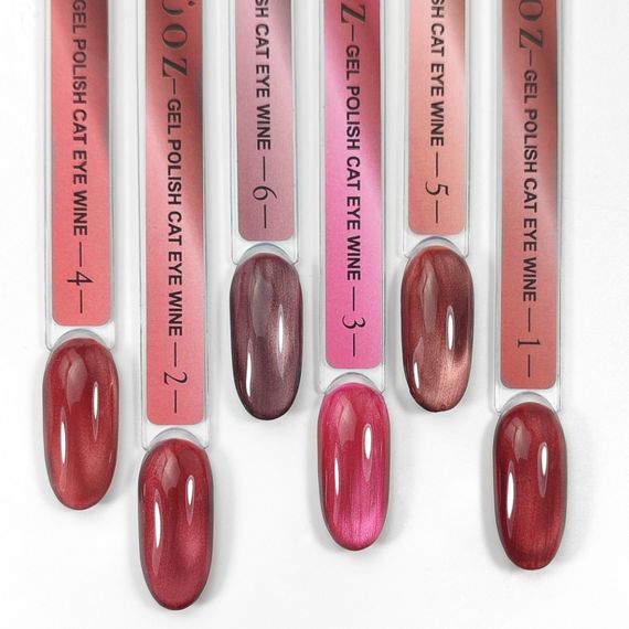 Гель-лак Crooz Wine Cat 5 (глибокий рубіновий із легким металевим блиском) 8мл | Зображення 7