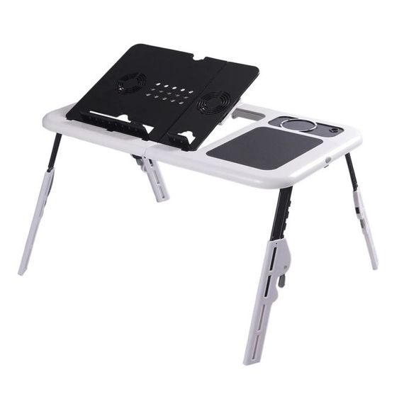 Складаний столик для ноутбука LD-09 E-Table, столик з охолодженням 2 CY-365 USB кулера