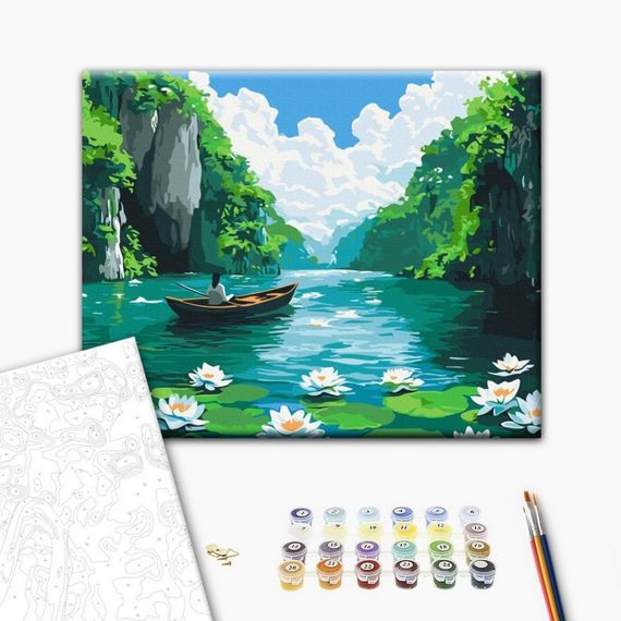 Картина за номерами "Там, де спокій" BS54240, 40х50 см | Зображення 1