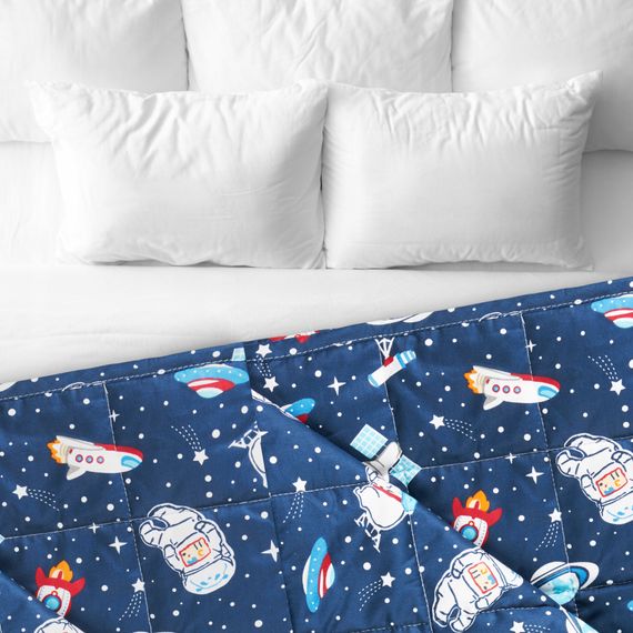 Одеяло тяжелое (утяжеленное) 4FIZJO 3 кг 100 x 150 см детское Blue (P-5905973403535) | Зображення 2