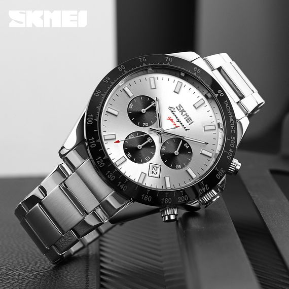 Чоловічий годинник Skmei 9259SISI Silver-Silver | Зображення 3