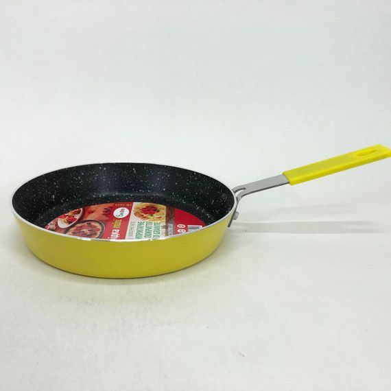 Сковорода Con Brio CB-1614 с антипригарным покрытием Eco Granite mini 16 см. IB-485 Цвет: желтый | Зображення 4
