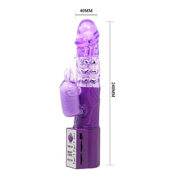 Вібратор з стимулятором клітора Cute Baby Vibrator, BW-004103 PINK Sex Aura | Зображення 6