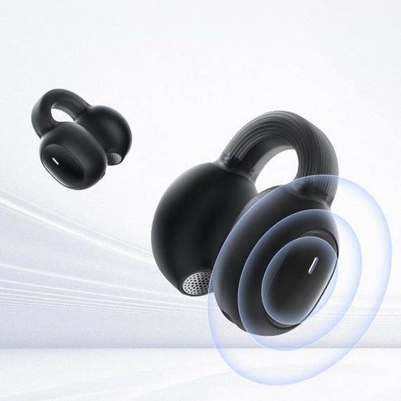 Бездротові TWS навушники Baseus AirGo 1 Ring Open-Ear (A00069201) Cluster Black | Зображення 2