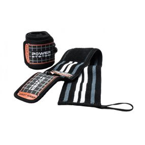 Кистьові бинти Power System PS-3500 Wrist Wraps Grey/Black
