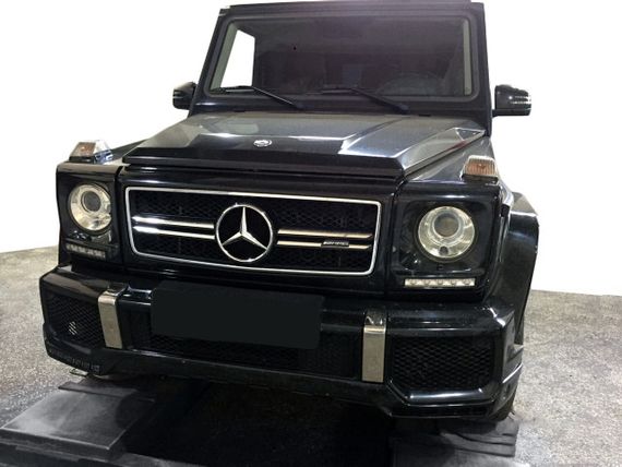 Передняя решетка (AMG) для Mercedes G сlass W463 1990-2018 гг | Зображення 4