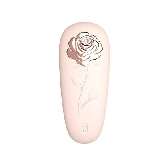 Стимулятор с пульсацией для клитора Chisa Kissen Rosebud персиковый Sex Aura | Зображення 1