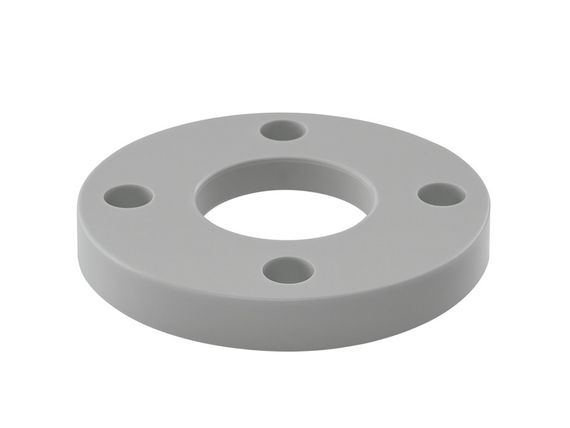 Фланець пластиковий PPR Ø50 сірий колір ASCO® 4/48шт