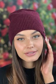 Шапка «Ажен» (4984) бордовый