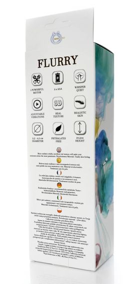 Вибратор BOSS Cyberskin - FLURRY, ( длина 20,3 см, диаметр 4,2 см ) BS4400006 sexstyle | Зображення 4