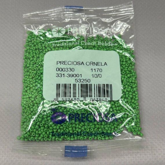 Бисер чешский Preciosa 10/0, цвет 53250 - 50 г | Зображення 1
