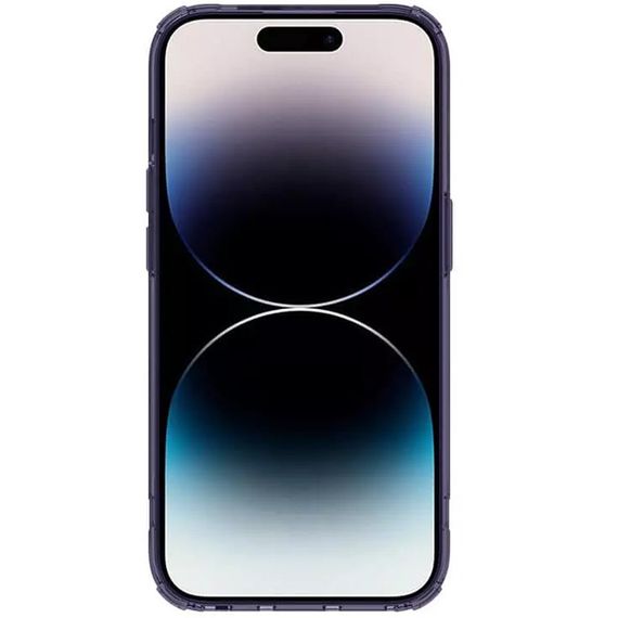 TPU чохол Nillkin Nature Pro Magnetic для Apple iPhone 14 Pro (6.1") Темно-фіолетовий (прозорий) | Зображення 3