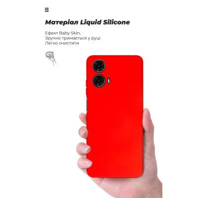 Чехол для мобильного телефона Armorstandart ICON Case Motorola G24 Camera cover Red (ARM74302) | Зображення 6
