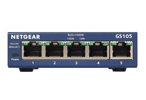 NETGEAR Комутатор GS105GE 5xGE, некерований (GS105GE)