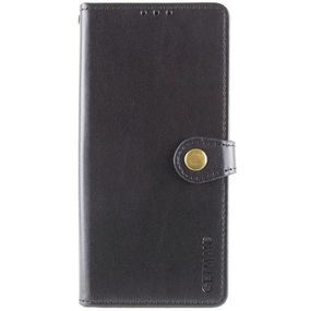 Шкіряний чохол-книжка GETMAN Gallant (PU) для Xiaomi Redmi Note 15 Pro 4G Чорний