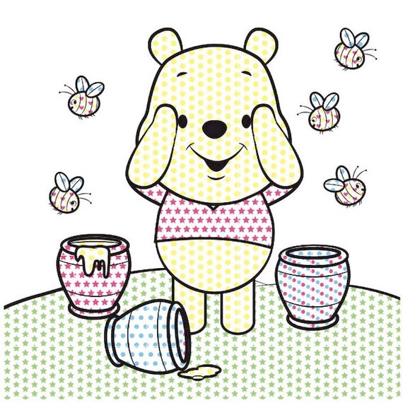 Водяна розмальовка Disney Малюк. Вінні Пух 1370009 Кольоровий Буль | Зображення 1