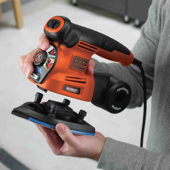 Шліфмашина ексцентрикова мережева BLACK+DECKER KA280K | Зображення 6