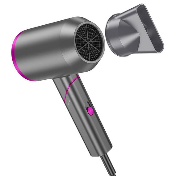Фен для волос Hoco HP13 Plus Hot and cold air (1600W) Rose Red | Зображення 2