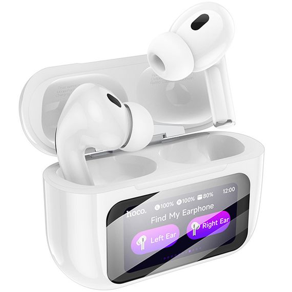 Беспроводные TWS наушники Hoco EW72 Lite Soar with Touch Screen White | Зображення 2