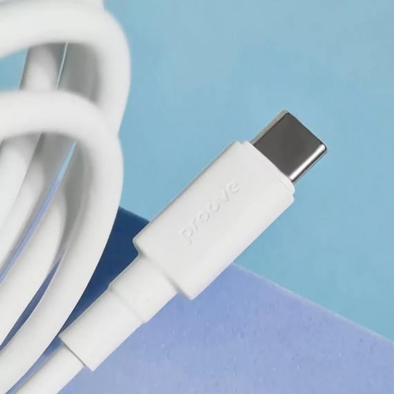 Кабель Proove Small silicone usb to type-c 1m 3a белый | Зображення 5