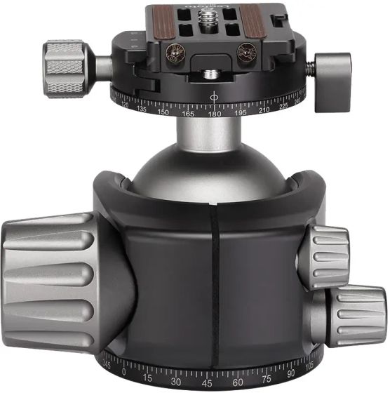 Головка штативна Leofoto LH-55R+NP-60 шарова с затискачем ARCA. Шар: 55 мм | Зображення 2