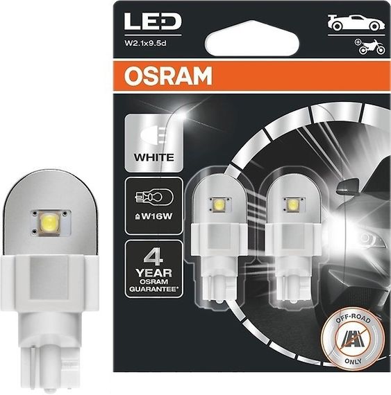 Комплект светодиодных ламп OSRAM 921DRP-02B LEDriving SL W16W T15 12V W2.1X9.5d 6000K 2pcs | Зображення 2