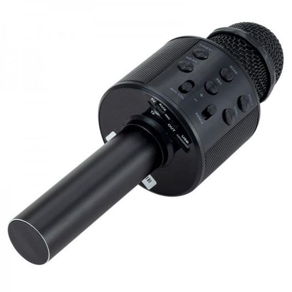 Караоке Мікрофон-колонка WS858 Black | Зображення 2