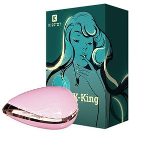 Вакуумний стимулятор Kistoy K-King, Рожевий