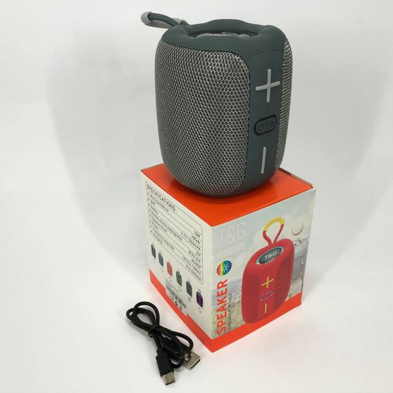 Bluetooth колонка с USB и AUX входом TG658, Колонка с подсветкой и светомузыкой, Блютуз аудио приемник NR-24 | Зображення 5