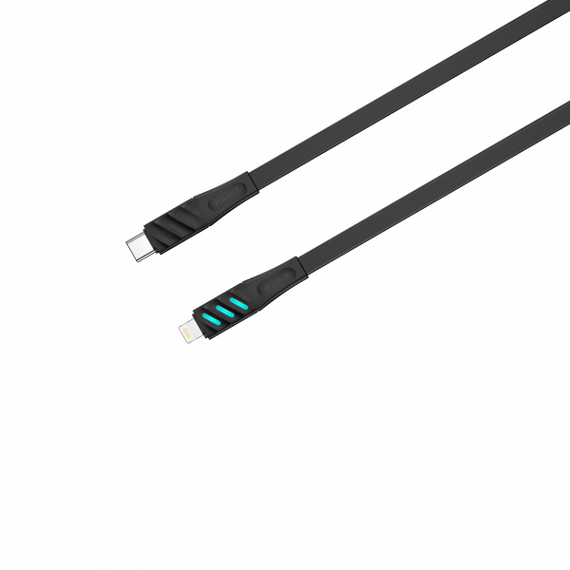 Кабель USB-C - Lightning HAVIT HV-CB6255 PD30W 1м з LED індикатором | Зображення 3