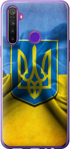 Чехол на Realme 6i Флаг и герб Украины 1 "375u-2059-17620"