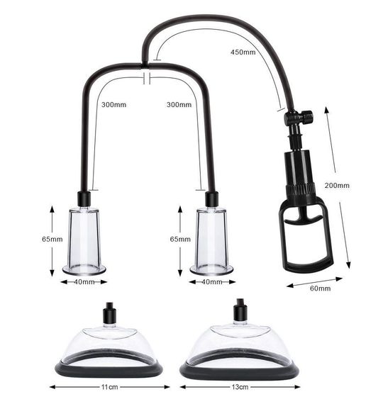 Вакуумна помпа для грудей та сосків Men Powerup Passion Pump Sex Aura | Зображення 3