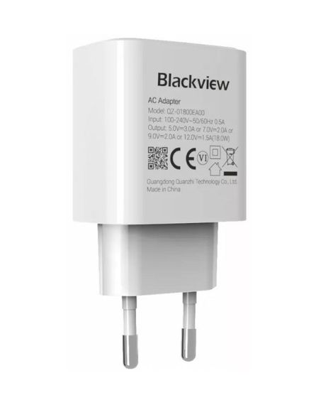 Мережевий зарядний пристрій Blackview 18w | Зображення 1