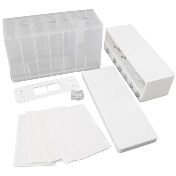 Диспенсер для сыпучих продуктов с дозатором, 6 отделений / Кухонный органайзер с мерным контейнером / | Зображення 9