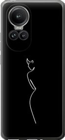 Чехол на Oppo Reno10 Pro Силуэт1 "4590u-3109-17620"