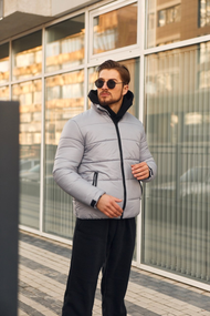 Куртка Стокгольм сірий S XL