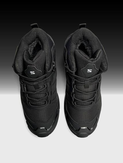 Зимові чоловічі кросівки New Salomon X Ultra 4 Mid Fur Black (топ якість) A4864 44 | Зображення 6