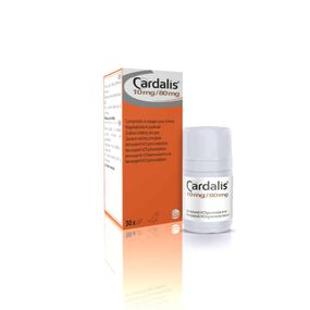 Препарат для лікування застійної серцевої недостатності у собак Ceva Cardalis для собак великіх порід (10 мг/80 мг) 30 табл