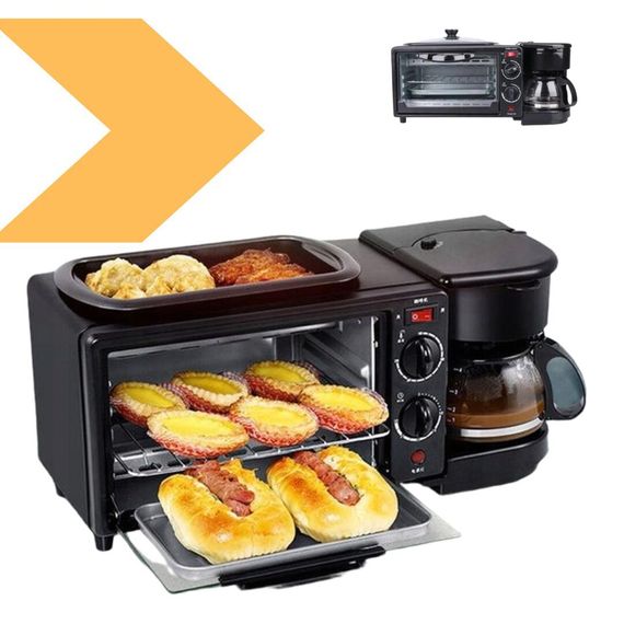 Мультипіч 3в1 Сніданок XPRO ST-301 з об'ємом 12 л, кавоваркою 0.5 л і сковородою гриль (46303-_1084) | Зображення 1