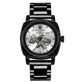Чоловічий годинник Awarder 021-3D Де би не був Black-White Mesh