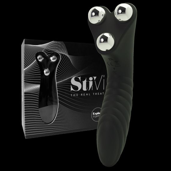 Вібратор для пар StiVi - The Real Threat Partner Vibrator - Black Sex Aura | Зображення 9
