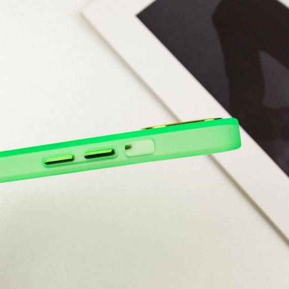 Чохол TPU+PC Lily with MagSafe для Apple iPhone 14 (6.1") Neon Green | Зображення 6