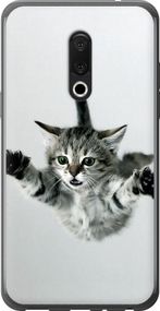 Чехол на Meizu 15 Летящий котёнок "2322u-1472-17620"