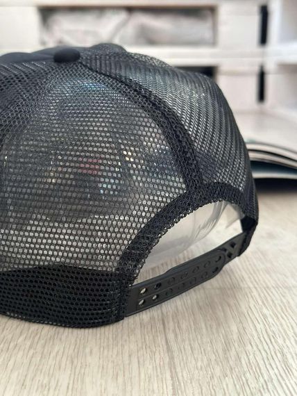 Кепка снепбек із сіточкою (Snapback)  Конопля  Чорний 56-61р (9058) | Зображення 1