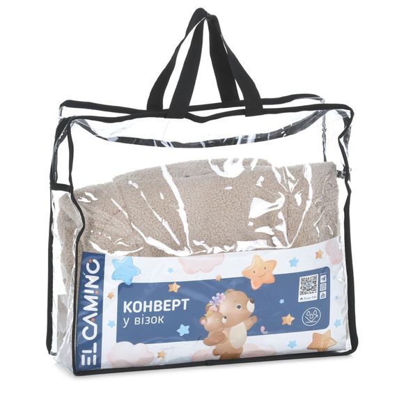 Конверт у коляску ME 1132 Footmuff Teddy Bear 80 х 37 см, застібки-блискавки | Зображення 1