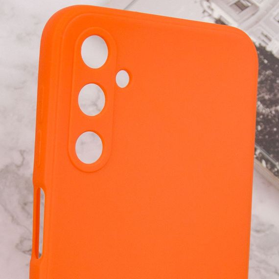 Силіконовий чохол Candy Full Camera для Samsung Galaxy A25 5G Помаранчевий / Orange | Зображення 4