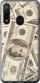 Чехол на Samsung Galaxy A8S Доллары "3016u-1636-17620"